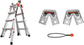 Multi-Position Ladder with Wheels M17 - Versatile 17 ft Work Ladder