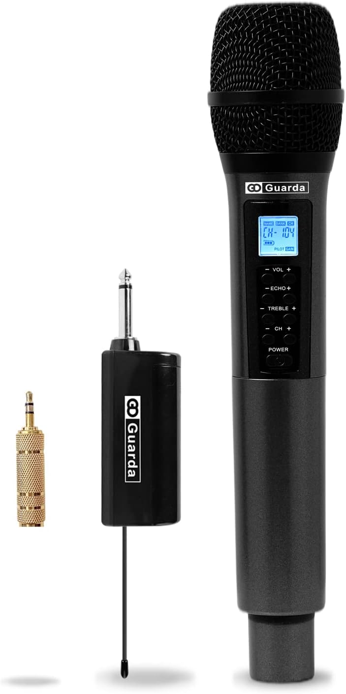 Pro Wireless Microphone for Karaoke with Echo Control