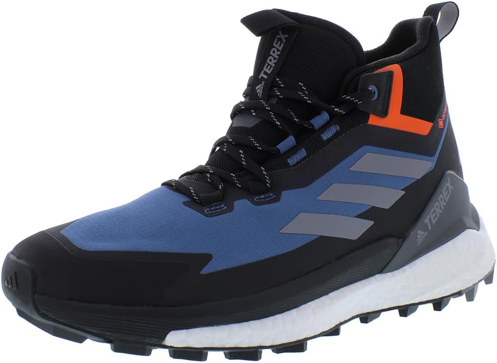 adidas Terrex Free Hiker 2 GTX Blue Hiking Shoes - Size 10.5 M