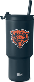 Chicago Bears 30 oz Tumbler with Flip Lid - Insulated Trek