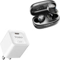 TOZO A1 Wireless Earbuds Bluetooth 5.3 - Ultra Lightweight Fit