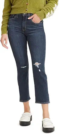 Levi's Women's 724 High Rise Straight Crop Jeans for Comfort