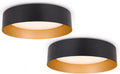 Bargeni Flush Mount Ceiling Light 12.5 in - Warm 3000K Glow