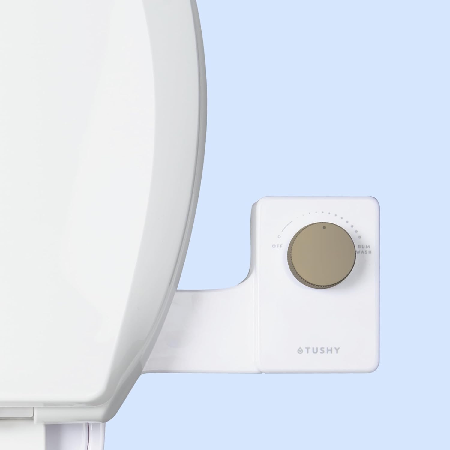 TUSHY Fresh Cool Water Bidet: Ultra Slim Toilet Seat Attachment