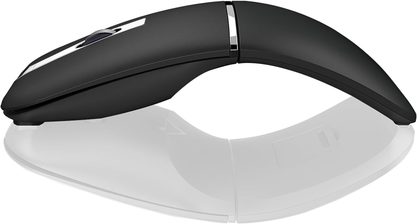 Silent Dual Mode Rechargeable Mouse - Rotatable & Portable