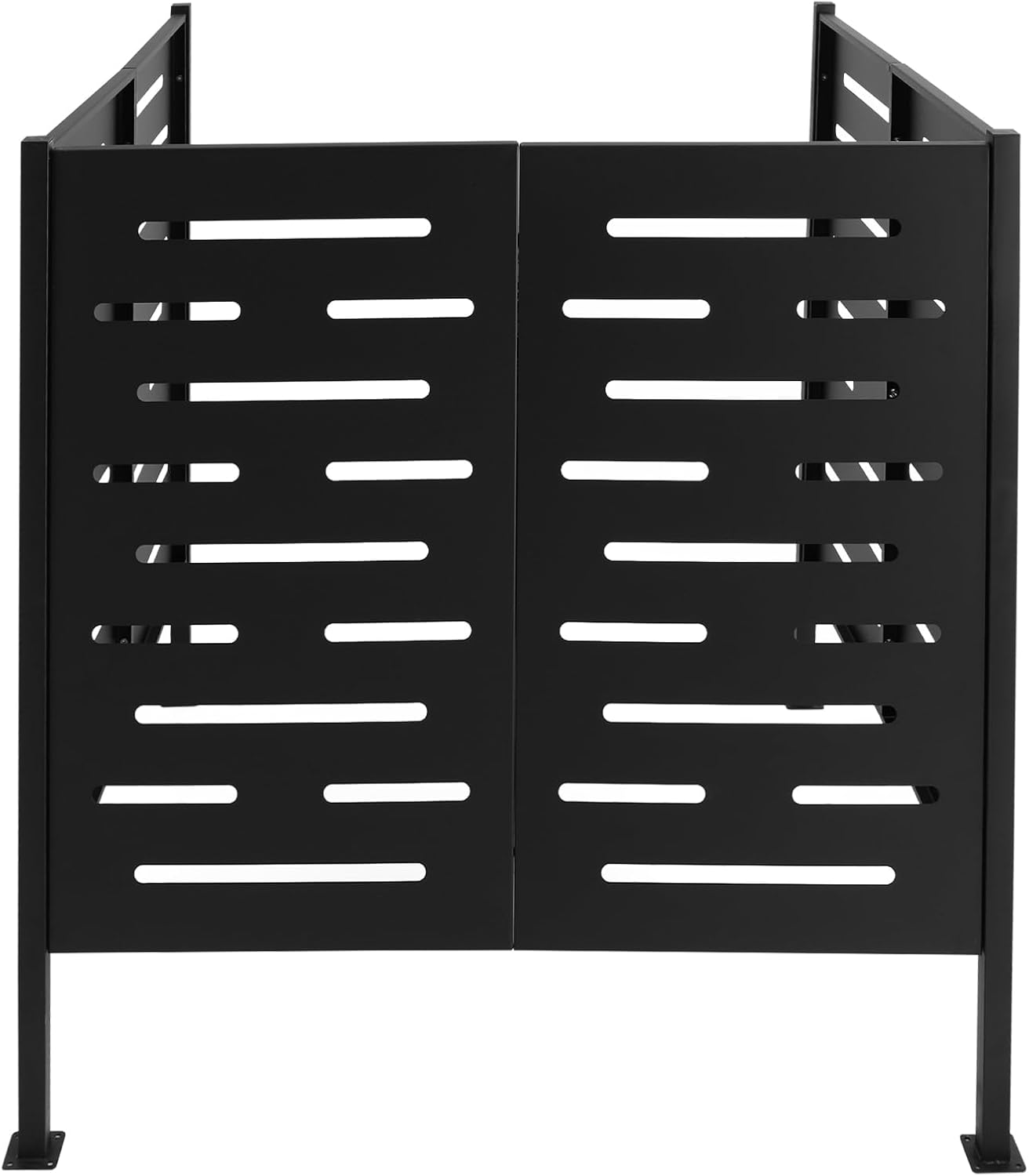 Black Air Conditioner Privacy Screen - 42 W x 44 H