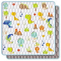 ieBabay Baby Play Mat 50x50 Playpen Mat - Thick Non-Slip Dinosaur