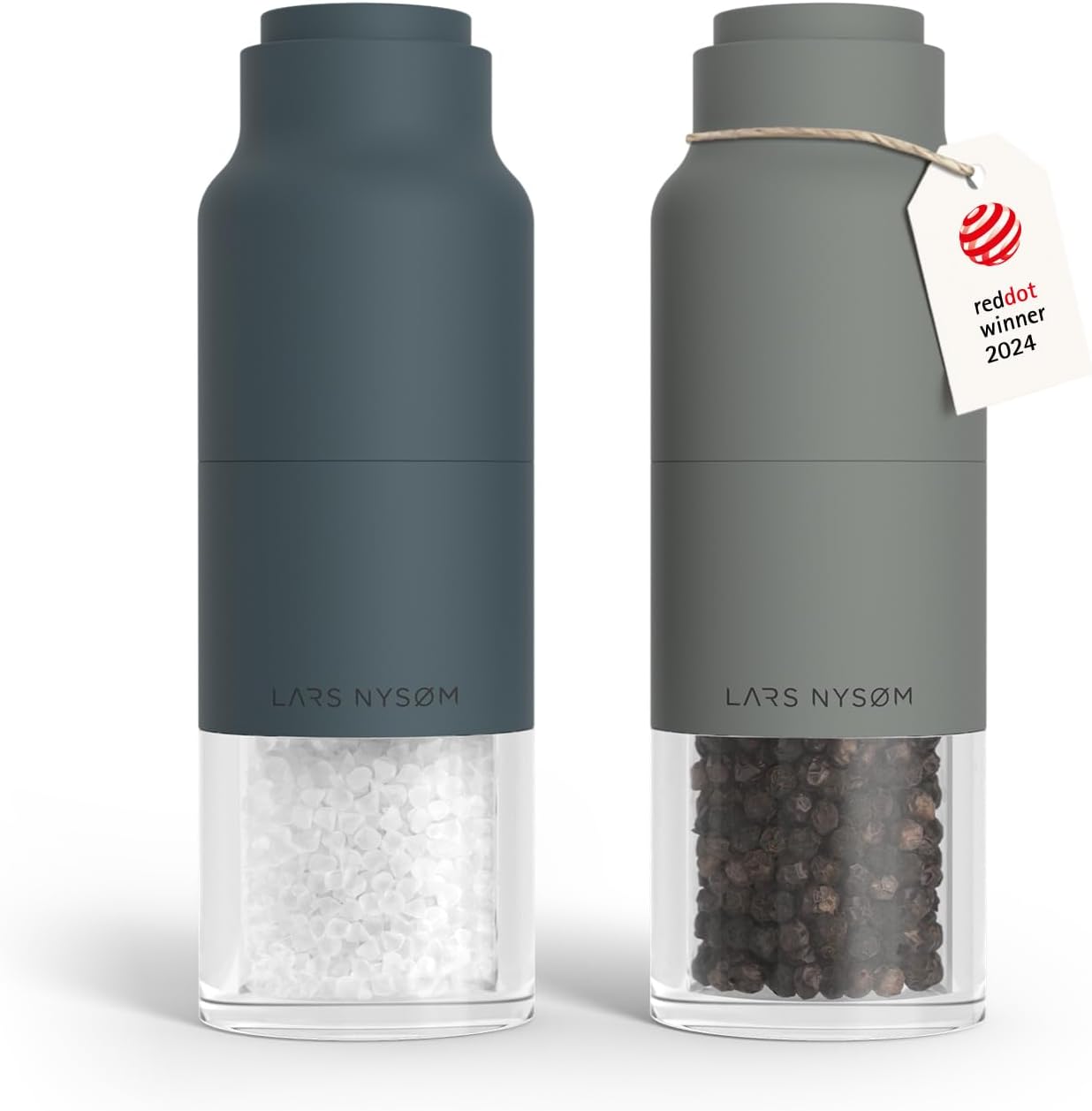 LARS NYSM Salt and Pepper Grinder Set for Stylish Cooking