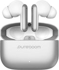 PureBoom Orbs Pro Wireless Earbuds Silver - ANC & Zinc Case