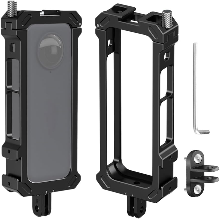 Aluminum Metal Protective Frame Cage Mount for Insta360 X4