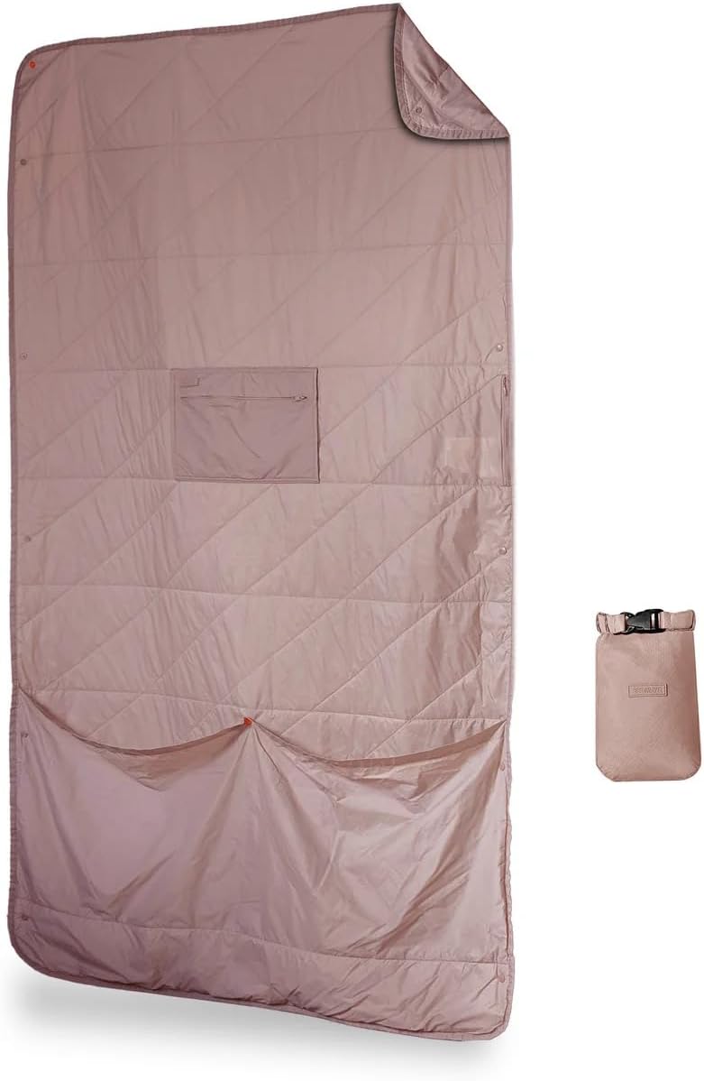 Gravel Layover Blanket - Compact Down Alternative for Travel