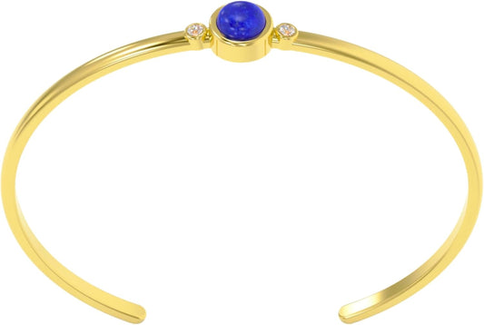 Elegant Adjustable Round Shape Gemstone Bracelet for Women