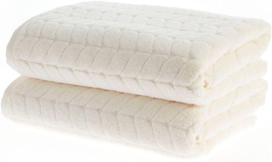 Turkish Cotton Ultra-Soft Plush Quick Dry Bathroom Towel Set