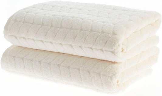 Turkish Cotton Ultra-Soft Plush Quick Dry Bathroom Towel Set