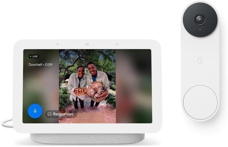 Google Nest Doorbell Bundle - Wireless & Renewed