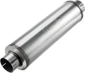 Upower 4 in Diesel Exhaust Muffler 30 in Length - Quiet Towing Fit