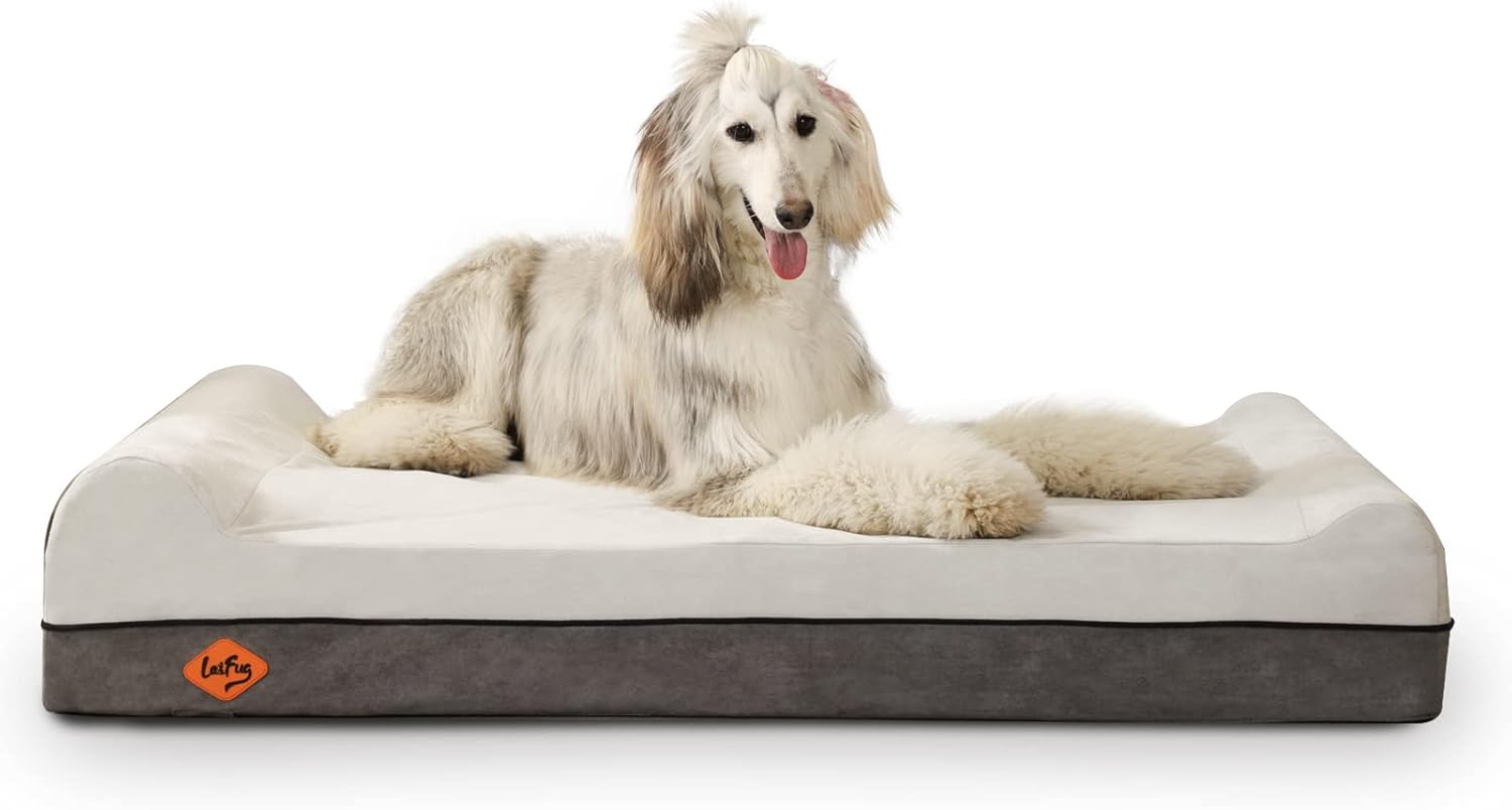 Laifug Orthopedic Memory Foam Dog Bed for Extra Large Dogs