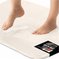 GORILLA GRIP Memory Foam Bath Mat - Thick Soft Absorbent Velvet
