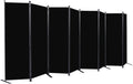 Room Divider 6FT 8-Panel Fabric Folding Privacy Screen - 176in Wide