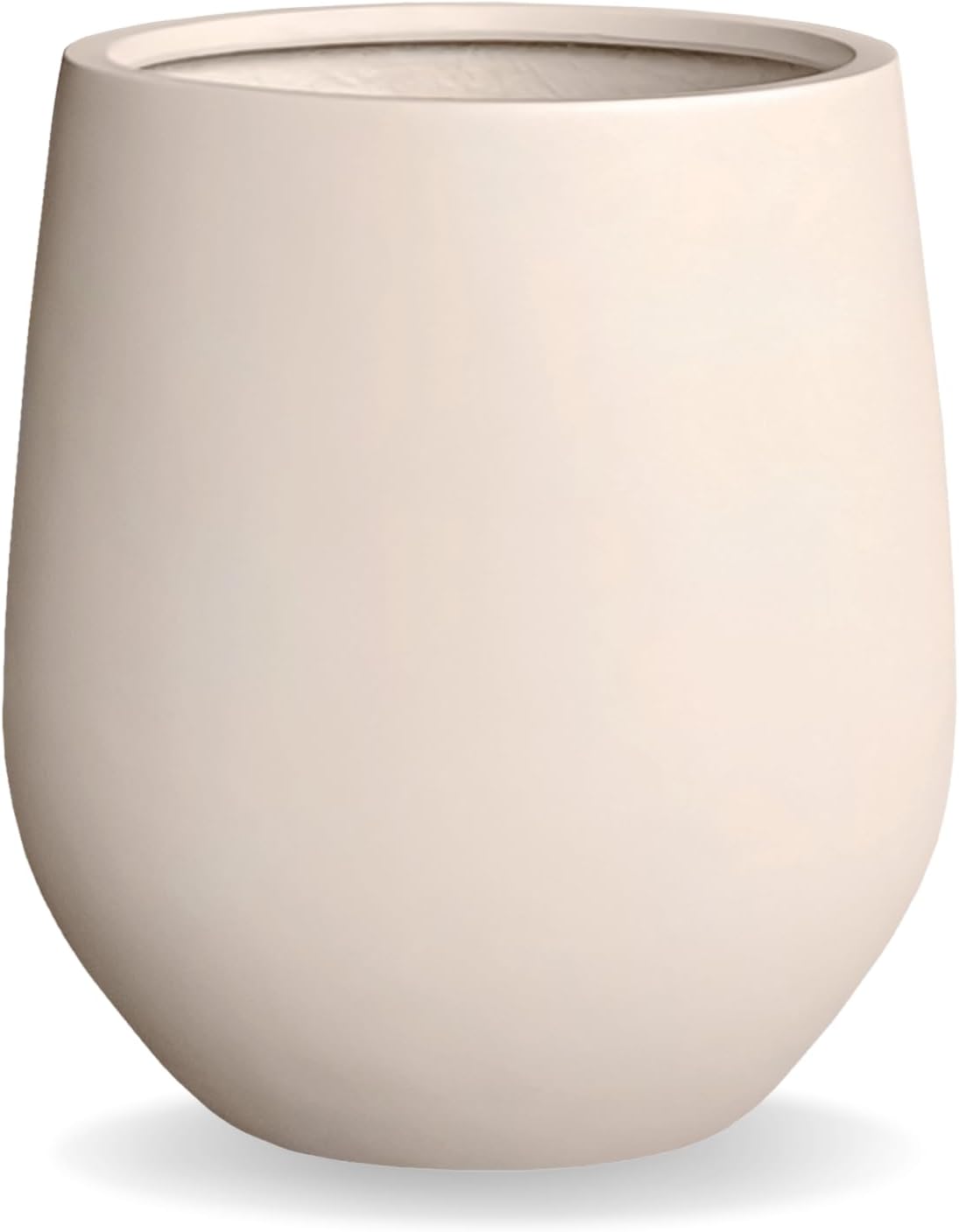 Corso Fiberstone Round Tapered Planter for Indoor and Outdoor Use
