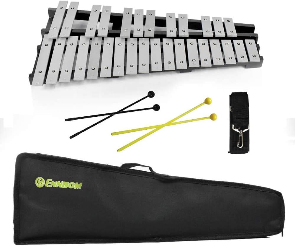 30 Note Foldable Glockenspiel Xylophone for Beginners