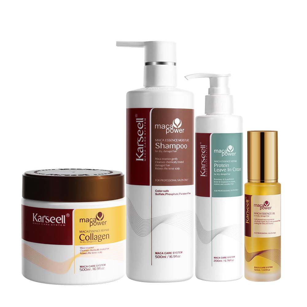 Karseell Collagen Hair Trio: Deep Repair + Argan Oil Boost
