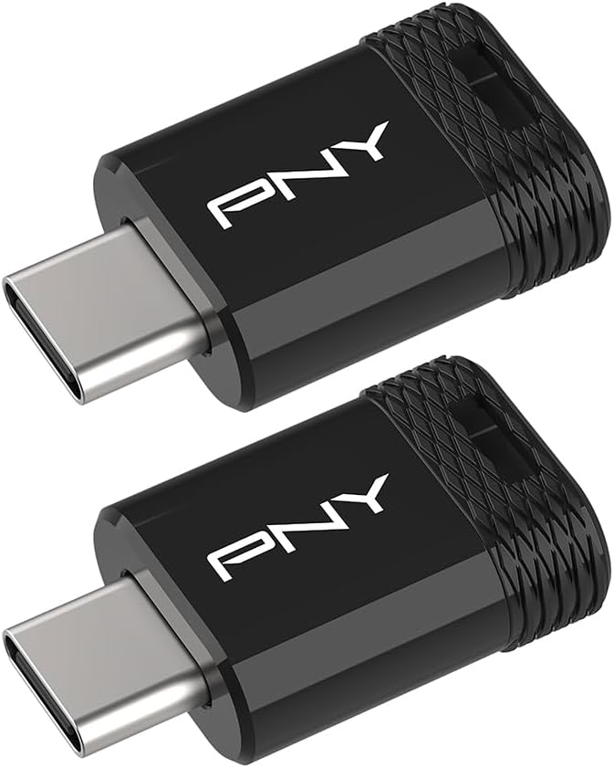 PNY 128GB Elite-X Type-C 3.2 Flash Drive 2-Pack