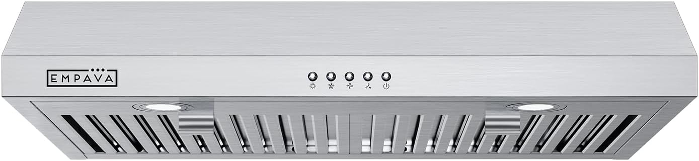 Empava Ductless Under Cabinet Range Hood 30 Inch for Kitchens