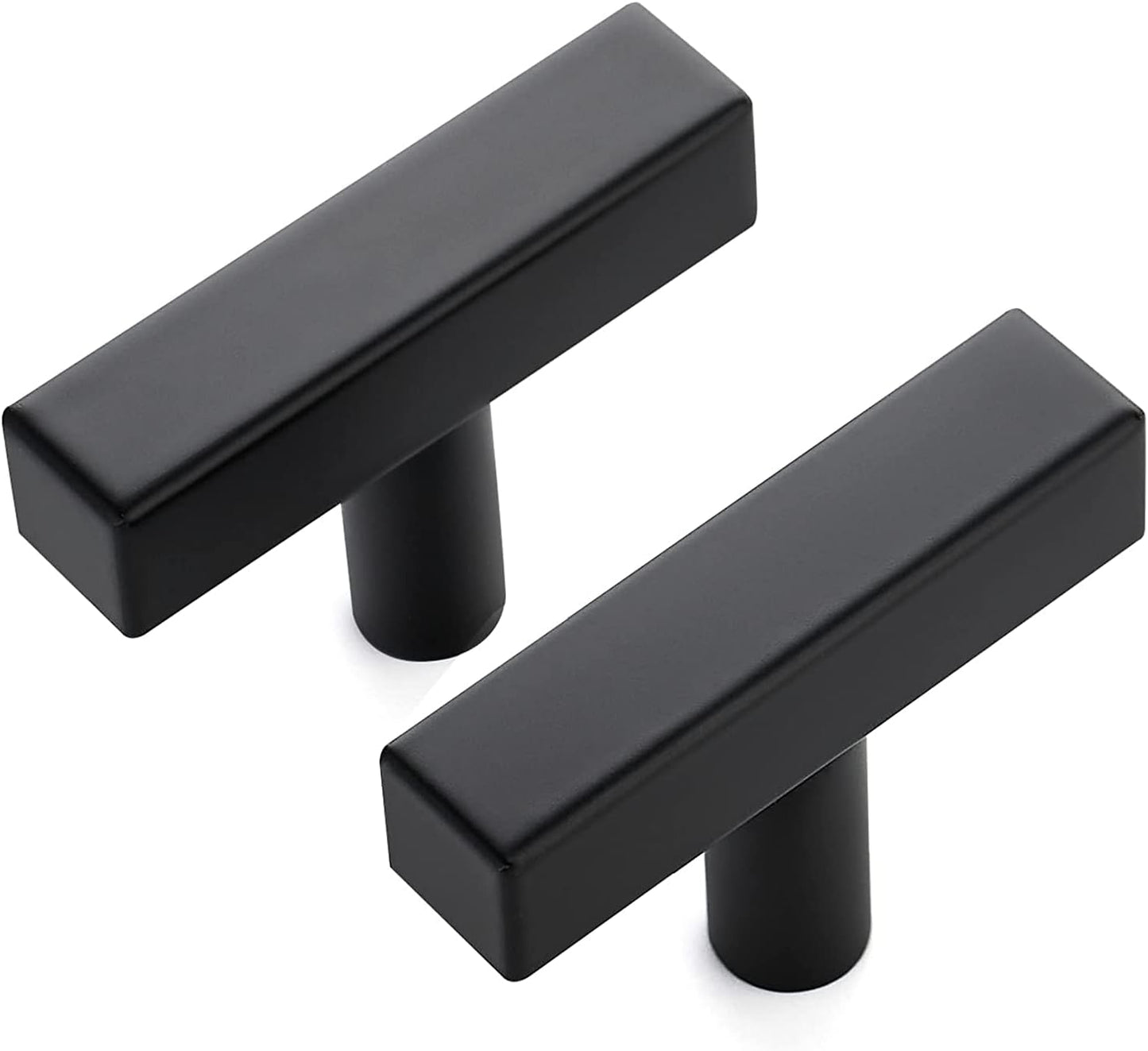 Ravinte 25 Pack Black Square Bar Cabinet Knobs for Modern Homes
