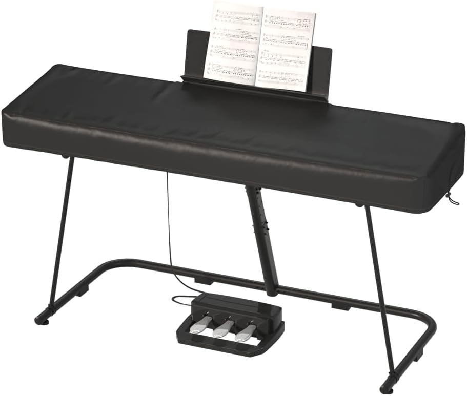 FOLU Electric Piano Dust Cover - Waterproof & Scratch-Resistant - Adjustable Fit - Machine Washable