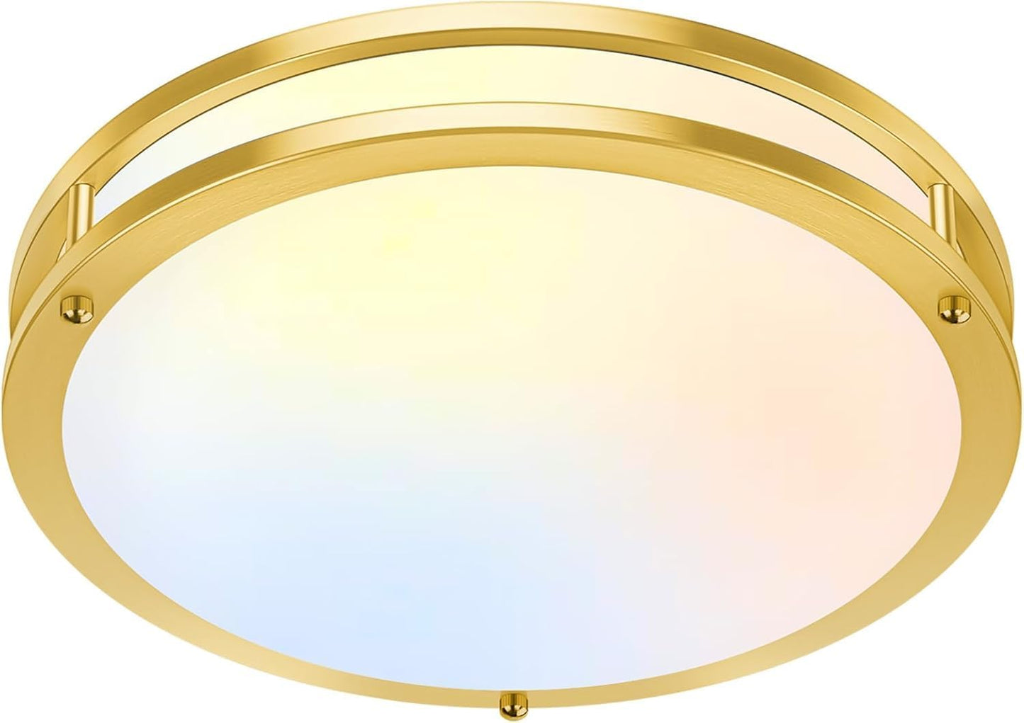 16in 50W LED Flush Mount Ceiling Light - Super Bright Dimmable