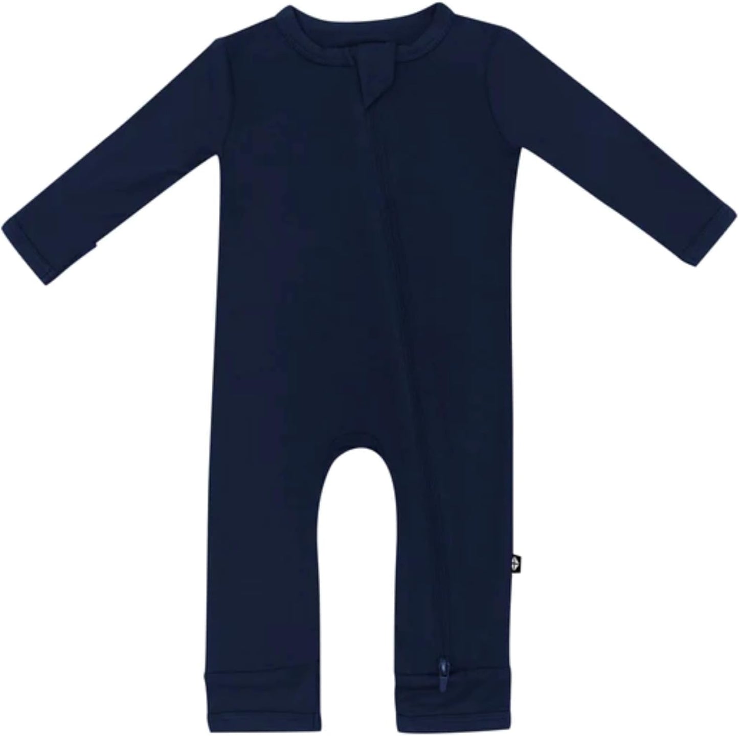 KYTE BABY Unisex Bamboo Zippered Rompers for Infants 0-24 Months