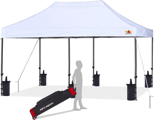 10x20 White Commercial Canopy for Premium Outdoor Shade