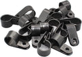 GSHLLO Cable Wire Clamps R Type 100 pcs - Neat Cable Management