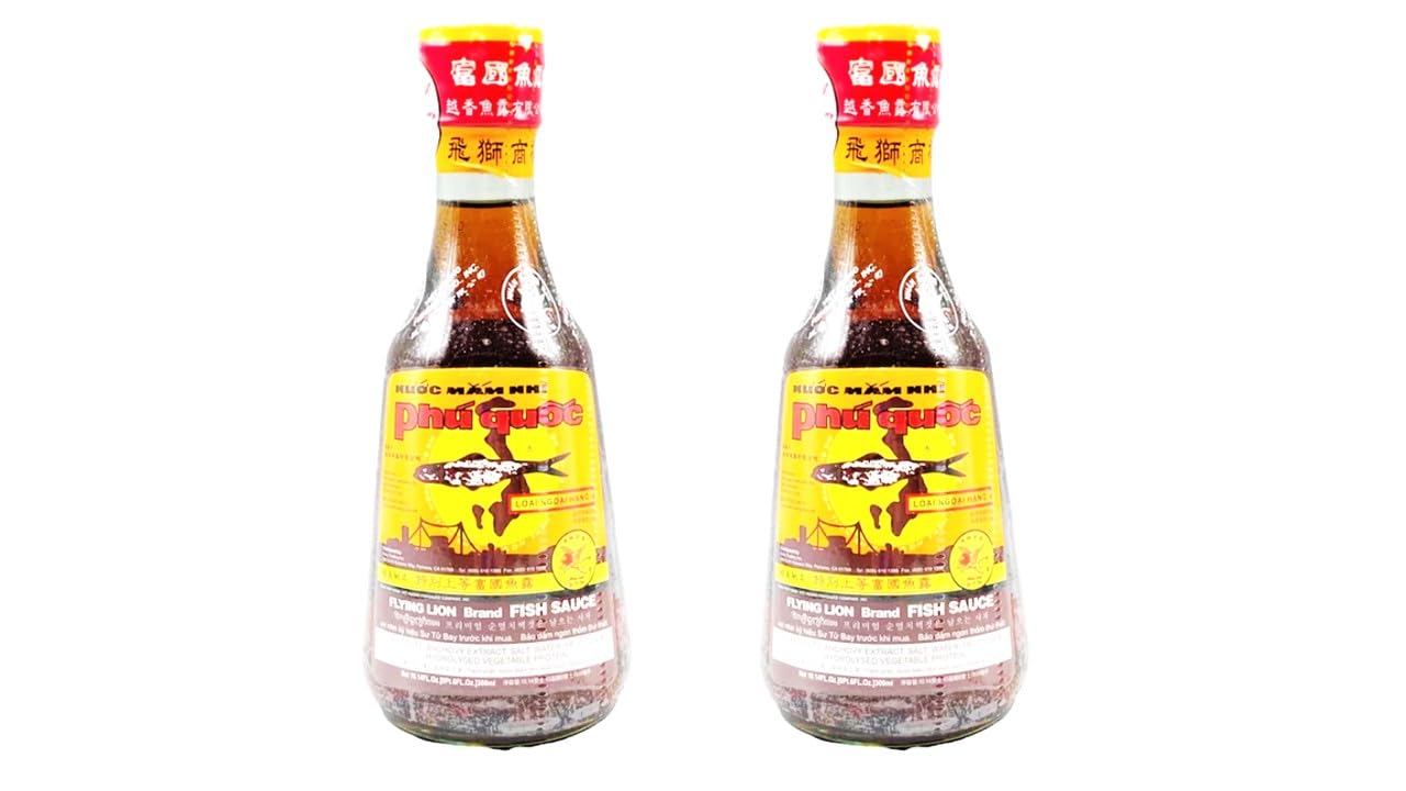 Phu Quoc Flying Lion Fish Sauce - Authentic 300ml Flavor