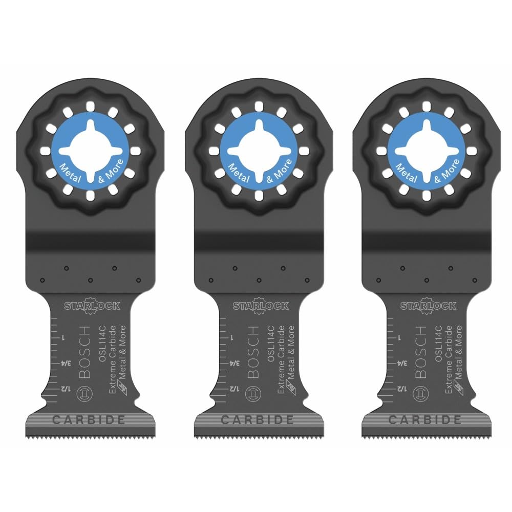 Bosch OSL114C-3 Starlock Oscillating Multi Tool Blade Set