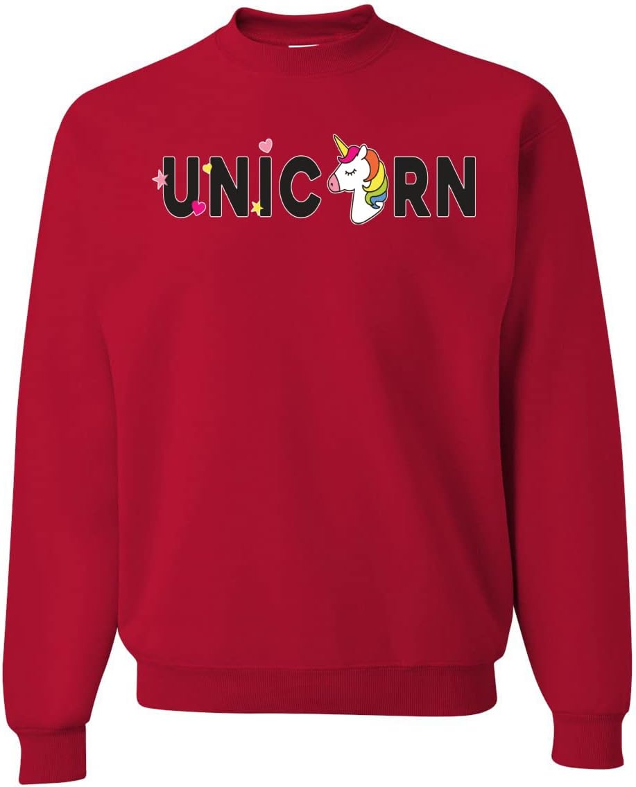Wild Bobby Unicorn Rainbow LGBTQ Pride Sweatshirt for Everyone