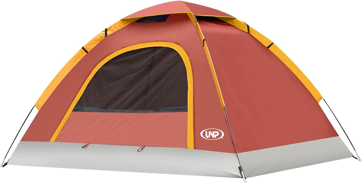 UNP Camping Tent for 2-6 Persons, Lightweight & Easy Setup