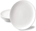 10 in White Dinner Plates Set - Classic Porcelain Dinnerware (Set