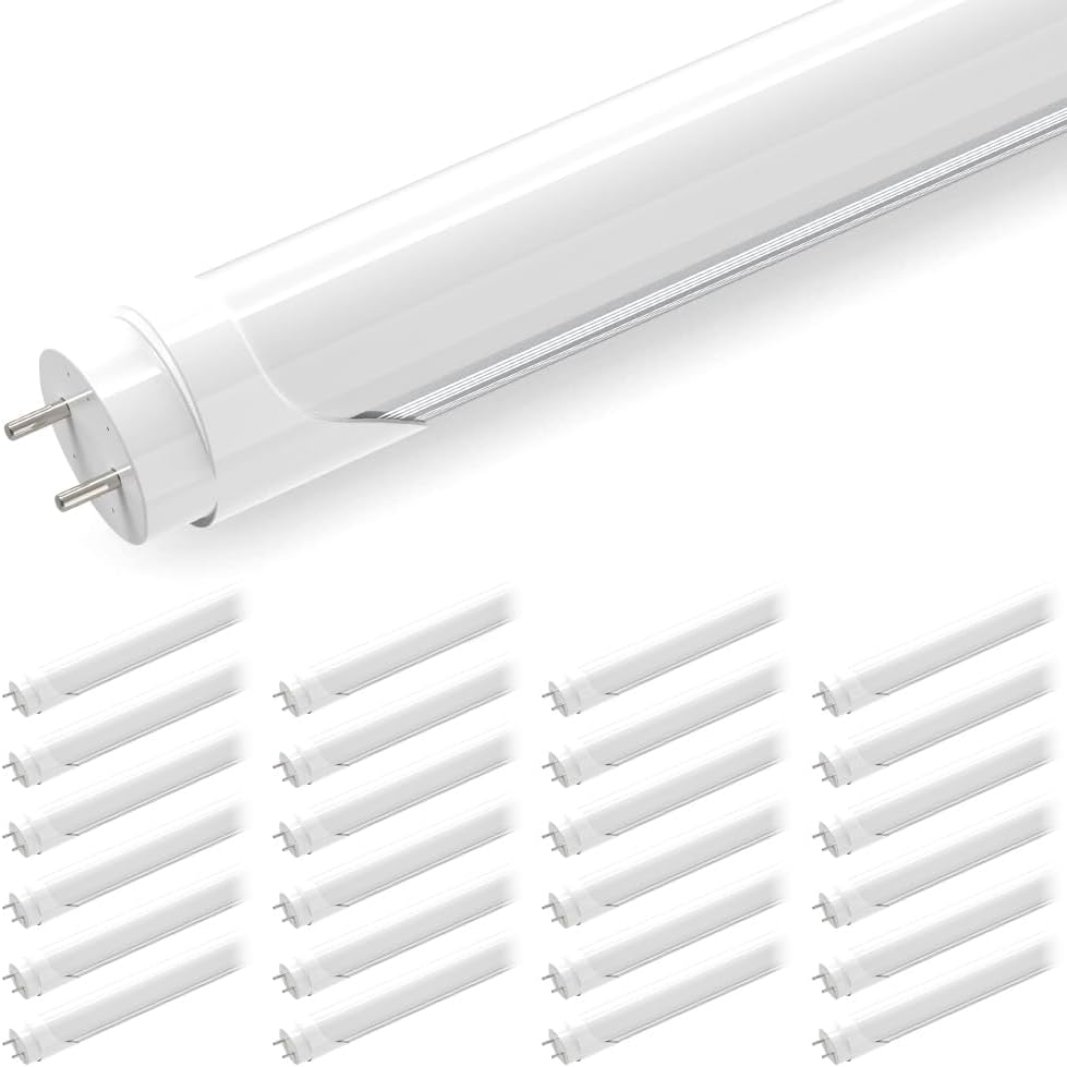 JESLED 4FT LED T8 Type A+B Tube Lights for Bright Spaces