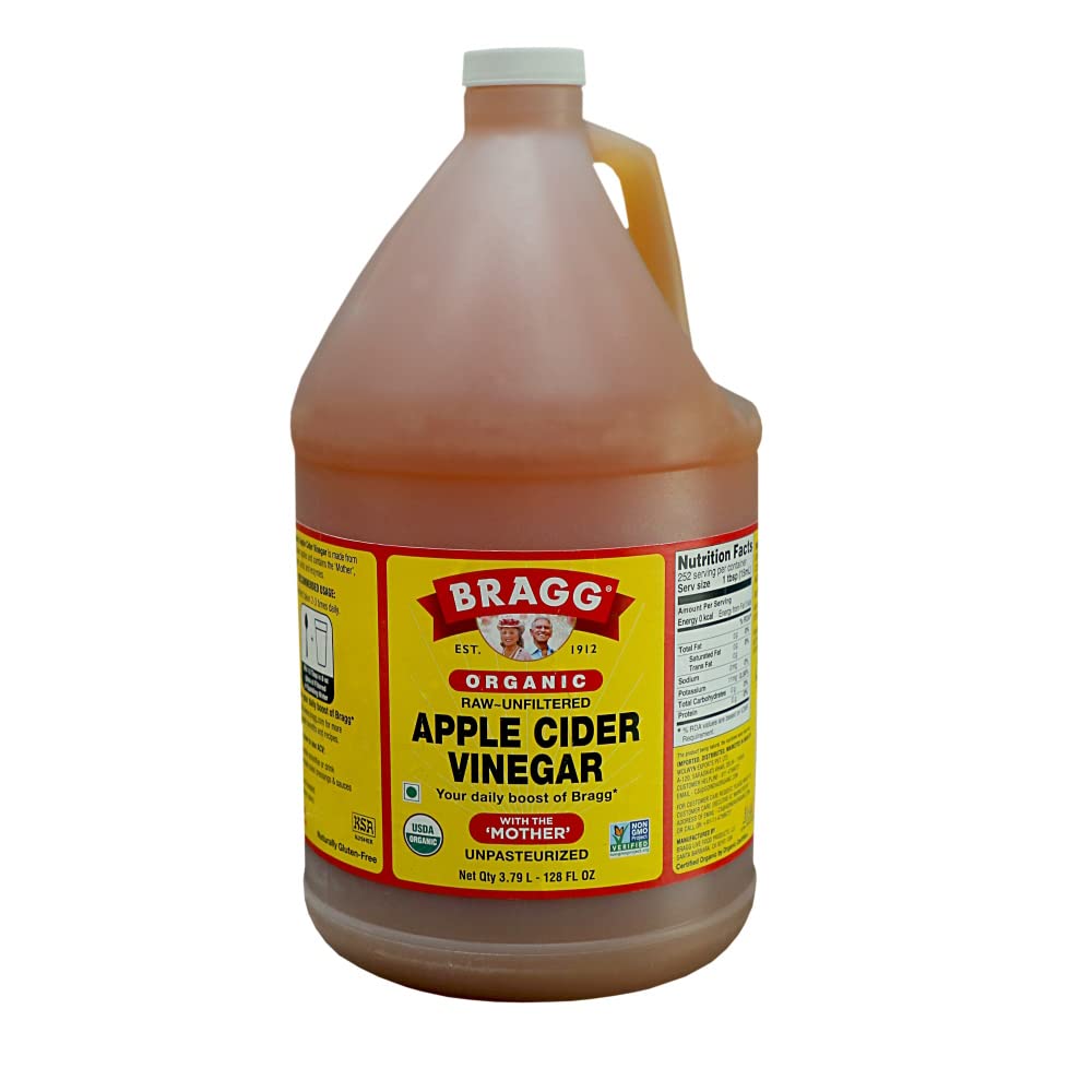 Bragg Organic ACV, Raw & Unfiltered, 128 oz