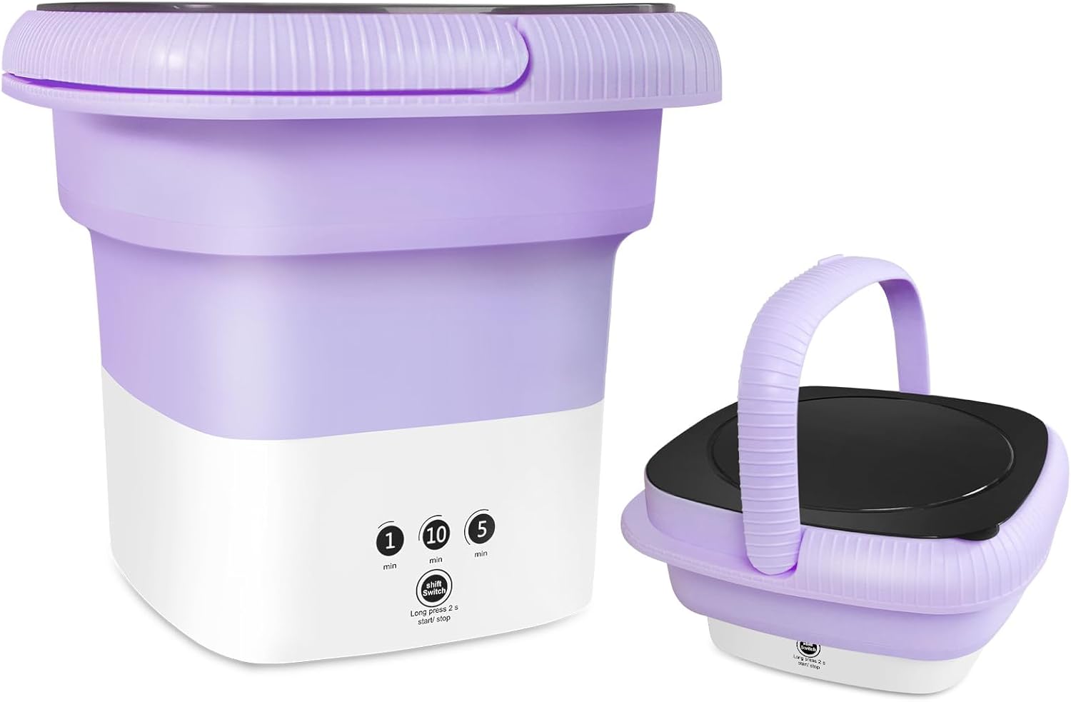 Compact Mini Washer, Gentle Cleaning for Small Items - HULKNPEE