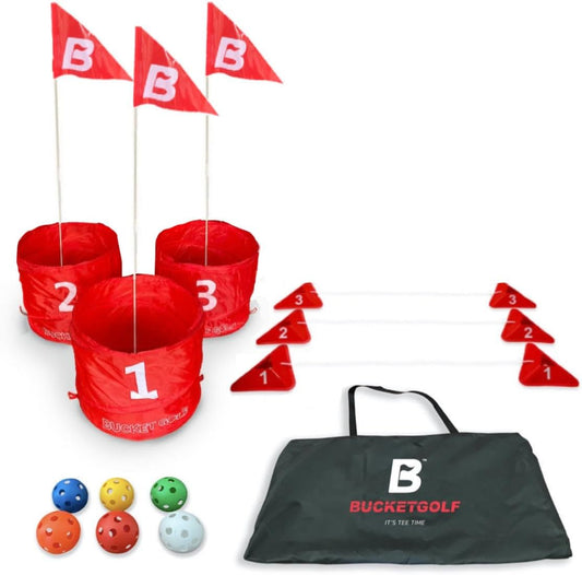 Ultimate Outdoor Fun: BucketGolf 3 Hole Set