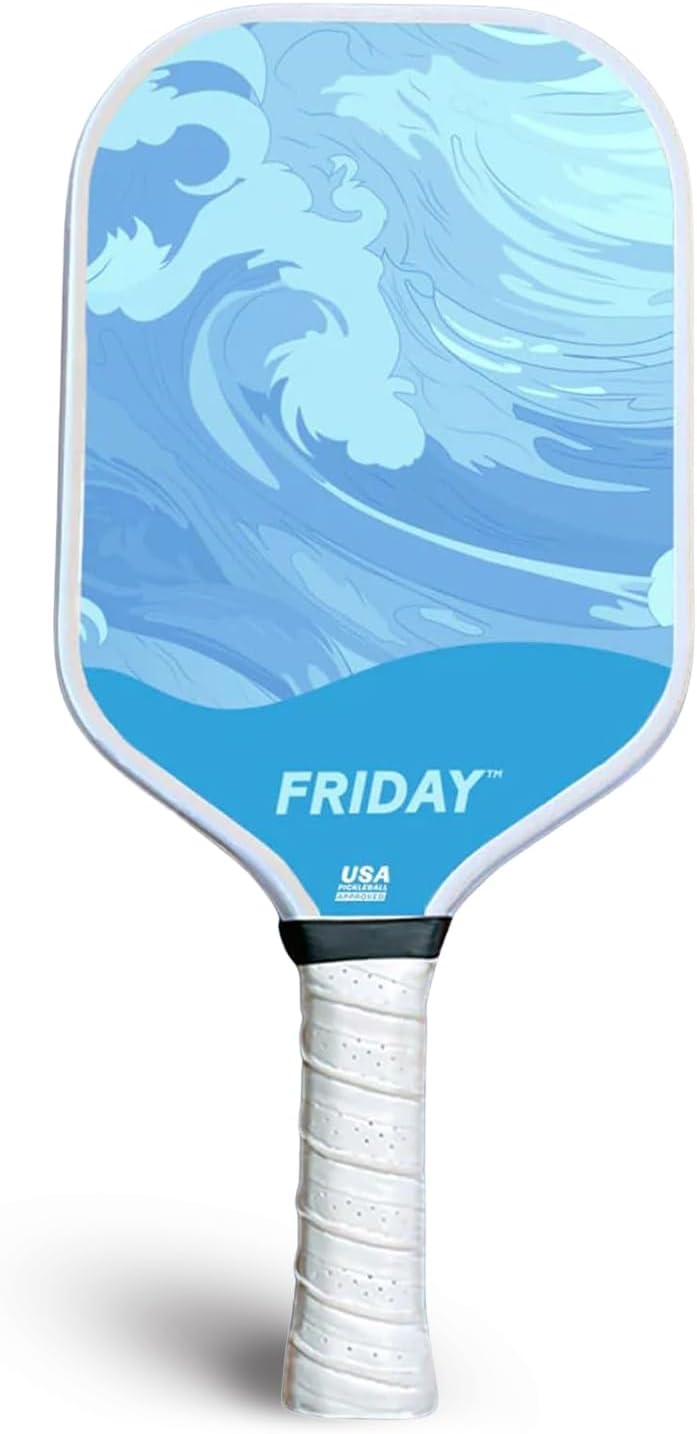 Friday Pickleball Paddle with Durable Carbon Fiber Design