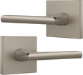 Mega Handles Prime Dummy Lever Door Handle - Satin Nickel 2 Pack
