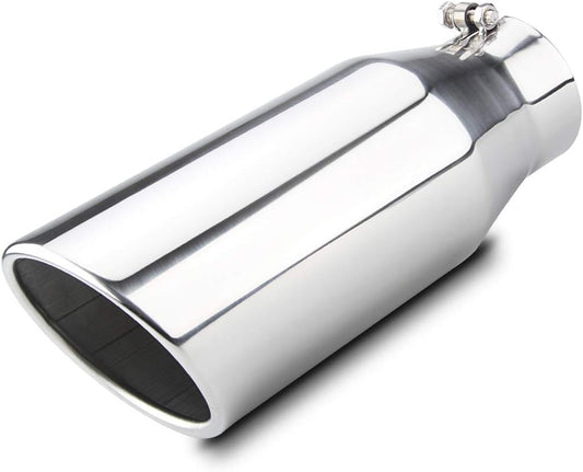 LCGP Bolt On Diesel Exhaust Tip 4 in Inlet 6 in Outlet 15 in Long