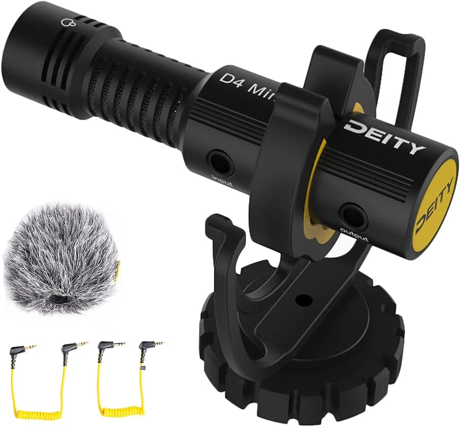 Deity V-Mic D4 Mini Microphone for DSLR, Vlog, and Podcasting