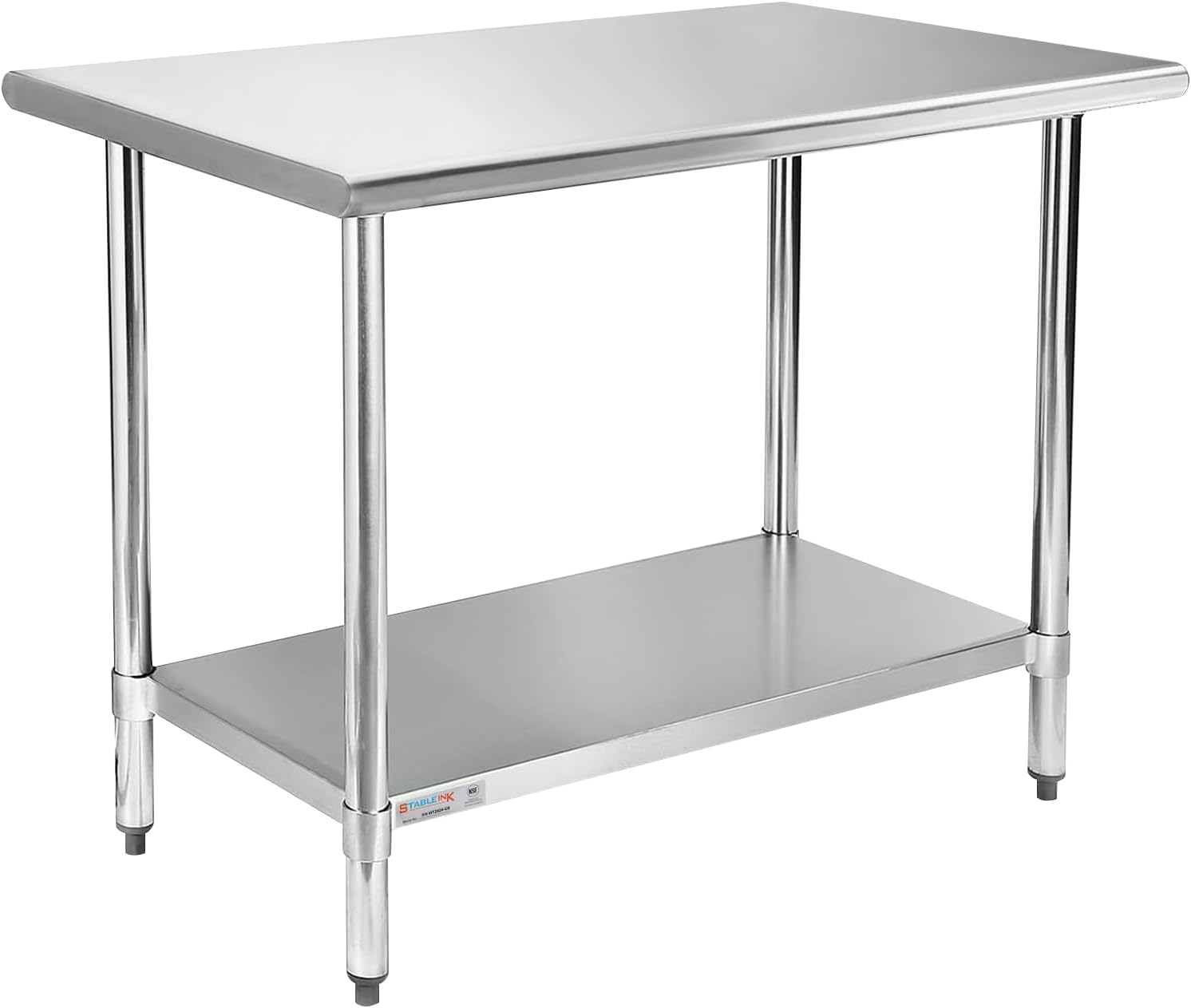 STABLEINK NSF Stainless Steel Table for Commercial Kitchen Use
