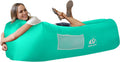 Inflatable Sun Lounger Air Sofa with Pillow Headrest - Easy Air Setup
