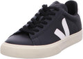 Veja Men's Campo Sneakers - Chromefree Leather Black White